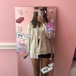 Beige corduroy jacket